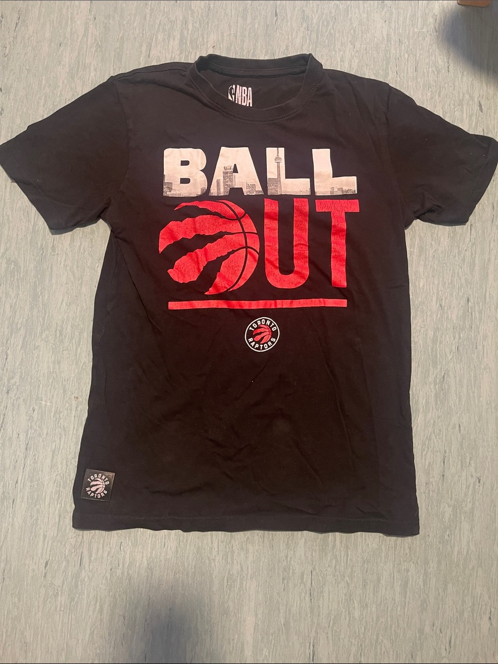 Unisex NBA Raptors 100% Cotton T-Shirt